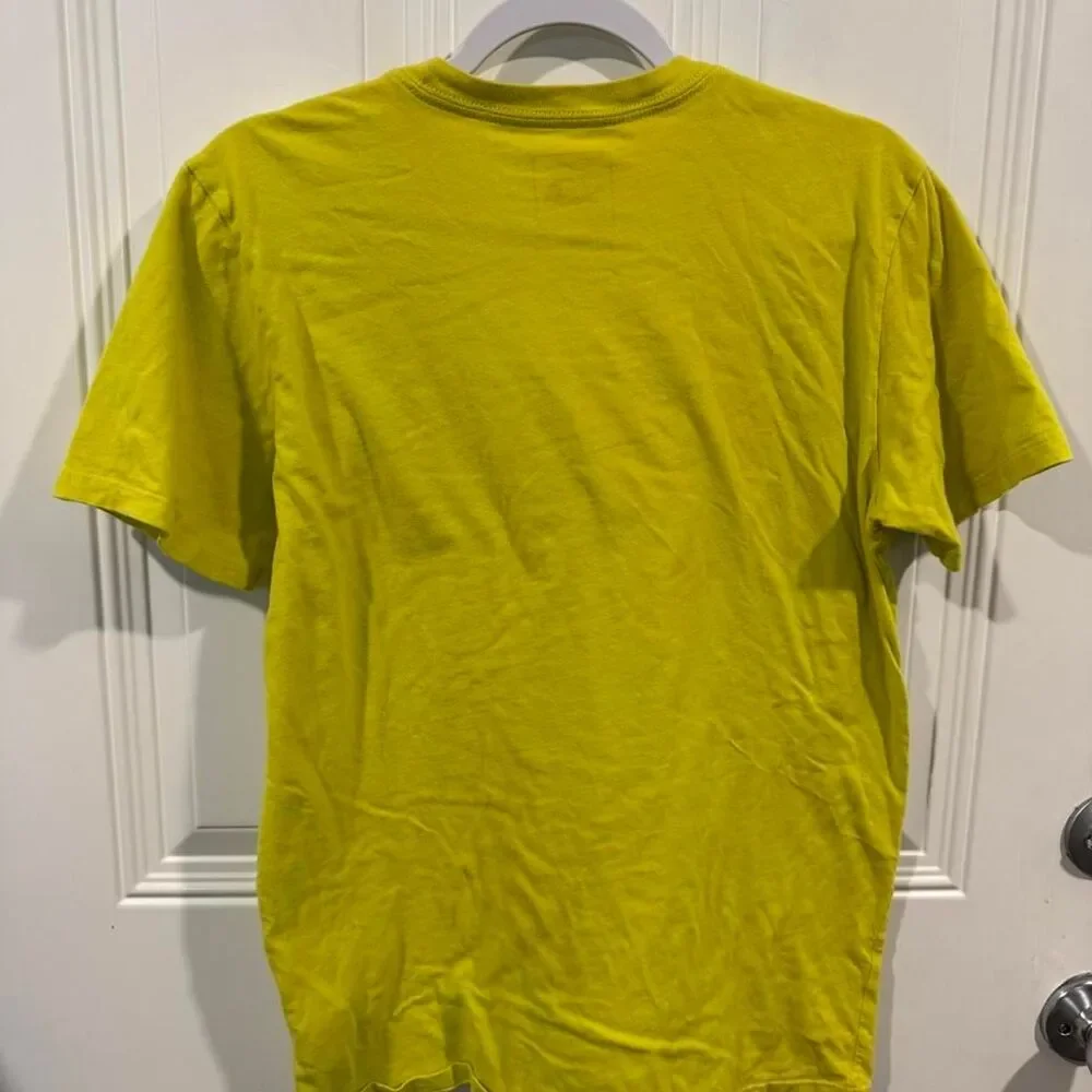 The-north-face Men's Yellow and Green T-shirt